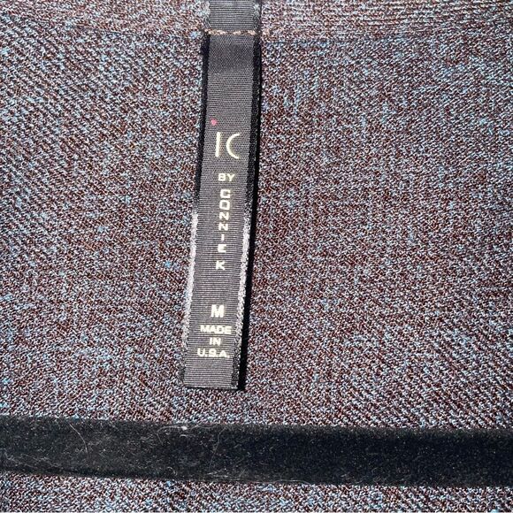 IC Connie K Size M Striped Kimono Longline Cardigan Lagenlook Artsy - Picture 4 of 8